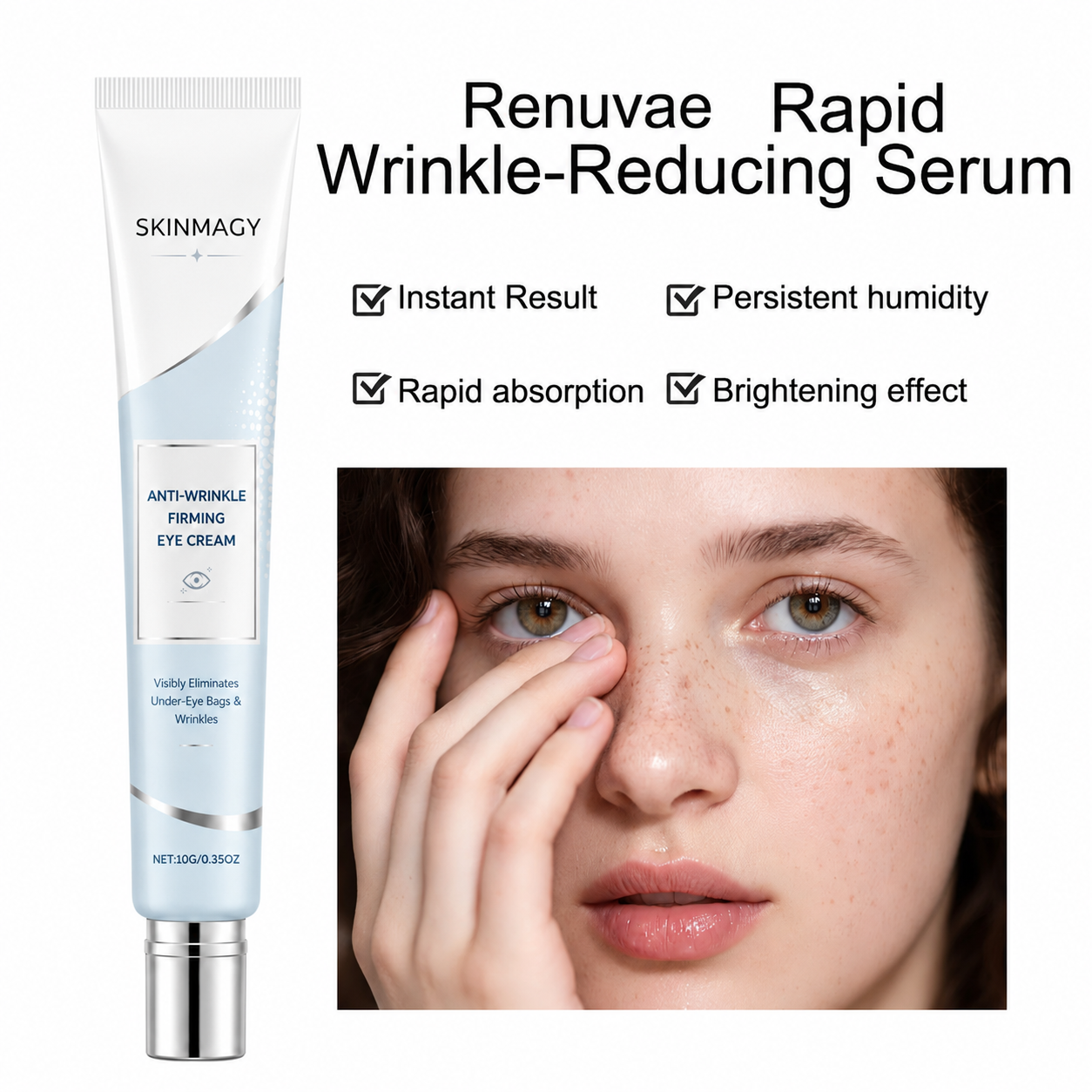 SKINMAGY™ Instant Face Temporary Tightener – Instant visible results in 30 seconds