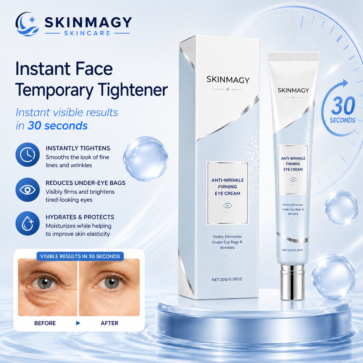 SKINMAGY™ Instant Face Temporary Tightener – Instant visible results in 30 seconds